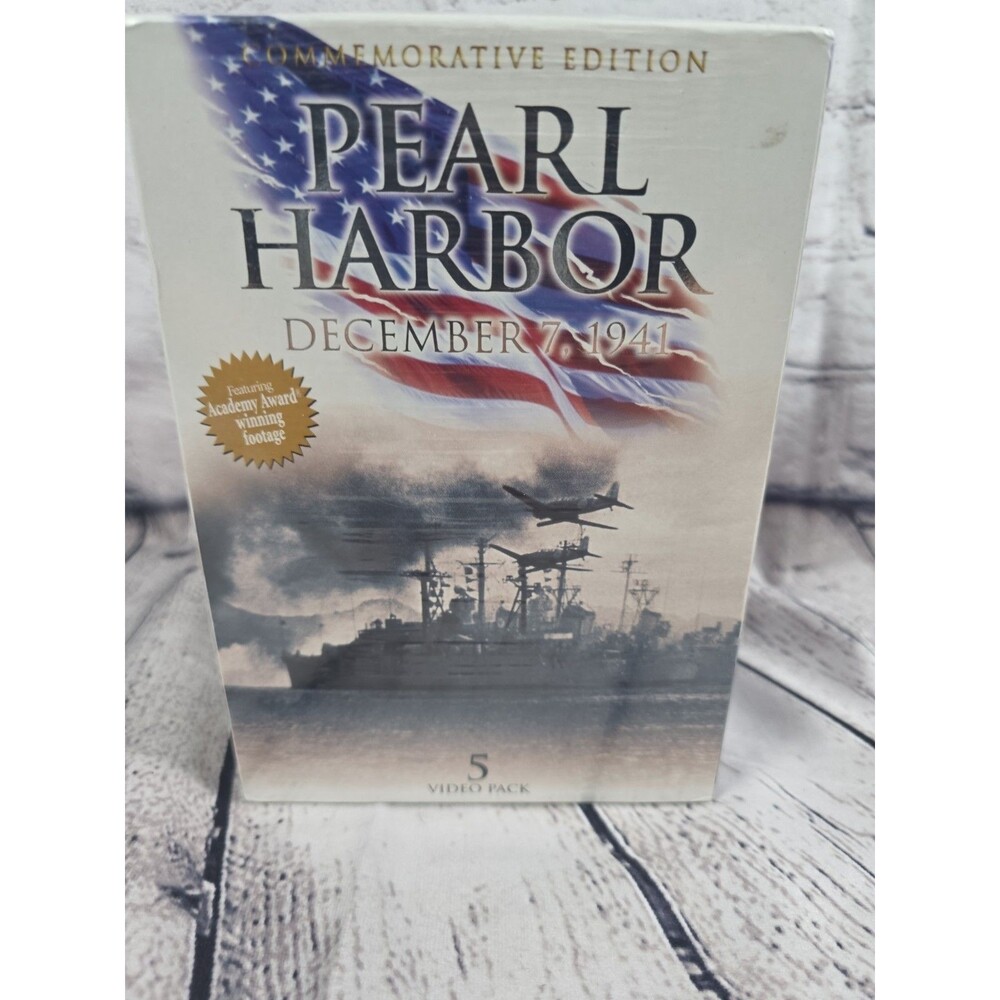 Pearl Harbor December 7, 1941 Commemorative Edition 5 Video Pack Unopened - New